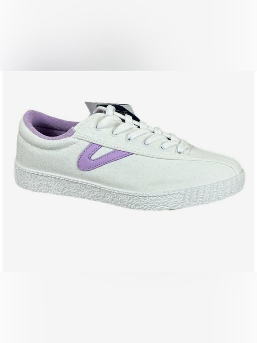 TRETORN Women’s NYLITE Canvas Sneaker Canvas Sneakers with Lavender Trim